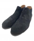 POLPETTAポルペッタ）の古着「スウェードサイドゴアブーツ」｜ブラック