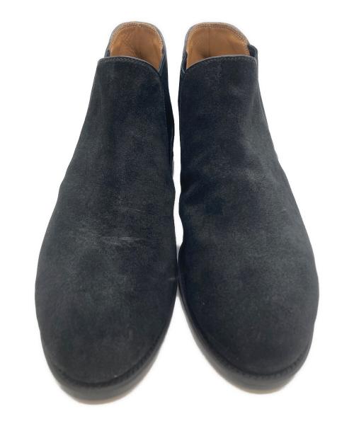 POLPETTA（ポルペッタ）POLPETTA (ポルペッタ) スウェードサイドゴアブーツ ブラック サイズ:26.5cmの古着・服飾アイテム