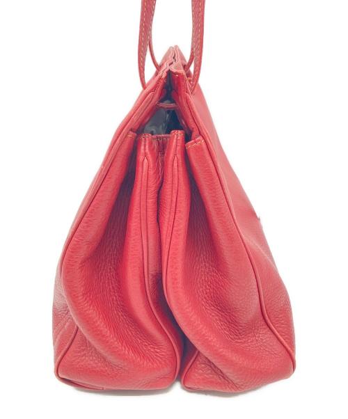 LOEWE（ロエベ）LOEWE (ロエベ) ナッパレザーショルダーバッグ　レッド レッドの古着・服飾アイテム