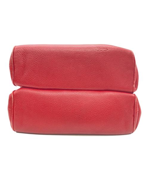 LOEWE（ロエベ）LOEWE (ロエベ) ナッパレザーショルダーバッグ　レッド レッドの古着・服飾アイテム