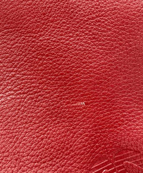 LOEWE（ロエベ）LOEWE (ロエベ) ナッパレザーショルダーバッグ　レッド レッドの古着・服飾アイテム