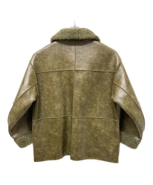 Ameri（アメリ）Ameri (アメリ) UND REVERSIBLE BONDING JACKET グリーン サイズ:160/84Ａの古着・服飾アイテム