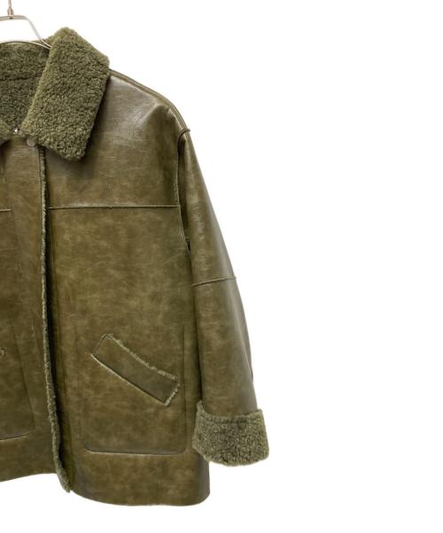 Ameri（アメリ）Ameri (アメリ) UND REVERSIBLE BONDING JACKET グリーン サイズ:160/84Ａの古着・服飾アイテム