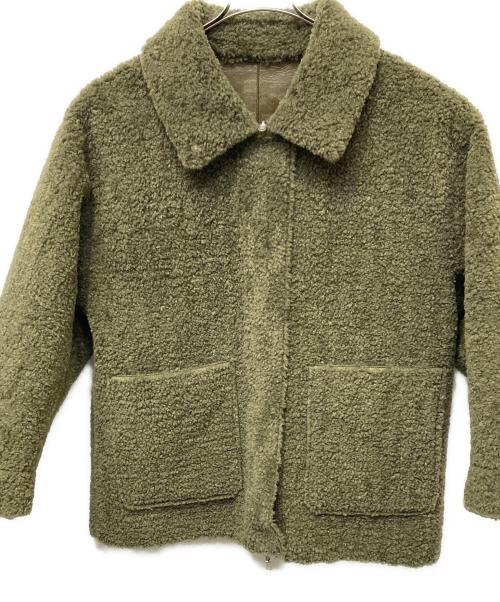 Ameri（アメリ）Ameri (アメリ) UND REVERSIBLE BONDING JACKET グリーン サイズ:160/84Ａの古着・服飾アイテム