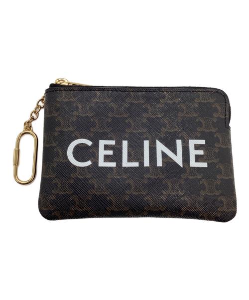 CELINE（セリーヌ）CELINE (セリーヌ) コイン＆カードポーチ ブラックの古着・服飾アイテム
