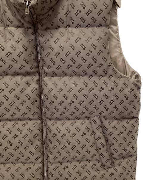HERNO（ヘルノ）HERNO (ヘルノ) モノグラム柄ダウンベスト ブラウン サイズ:50の古着・服飾アイテム