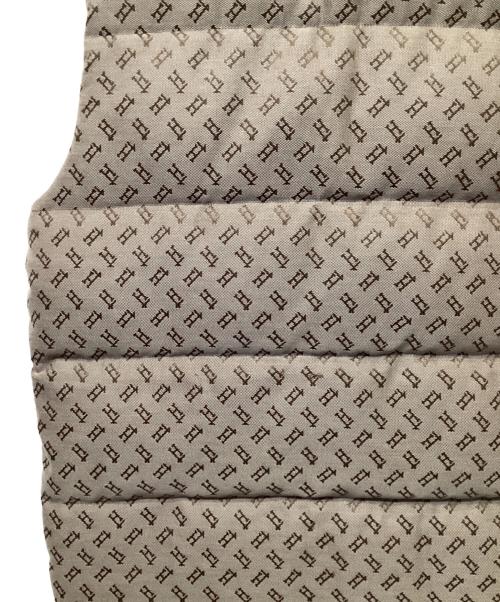 HERNO（ヘルノ）HERNO (ヘルノ) モノグラム柄ダウンベスト ブラウン サイズ:50の古着・服飾アイテム