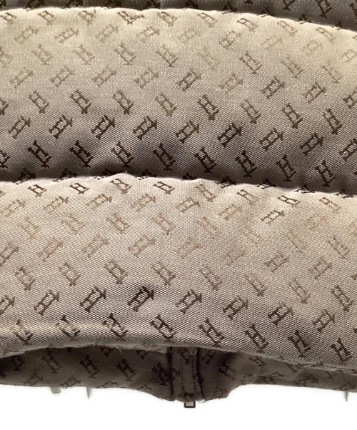 HERNO（ヘルノ）HERNO (ヘルノ) モノグラム柄ダウンベスト ブラウン サイズ:50の古着・服飾アイテム