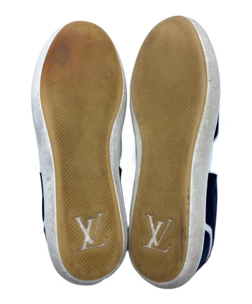 LOUIS VUITTON（ルイ ヴィトン）LOUIS VUITTON (ルイ ヴィトン) ビレザーローカットスニーカー ネイビー サイズ: 26cmの古着・服飾アイテム