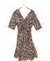 ISABEL MARANT（イザベルマラン）の古着「シルクストレッチ フローラルプリントワンピース」｜ベージュ