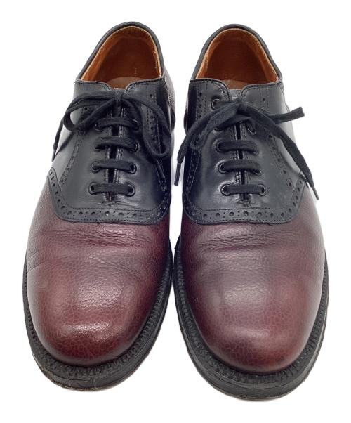 Alden（オールデン）Alden (オールデン) BEAMS (ビームス) ドレスシューズ エンジ×ブラック サイズ:6 1/2の古着・服飾アイテム