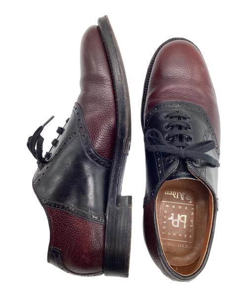 Alden（オールデン）Alden (オールデン) BEAMS (ビームス) ドレスシューズ エンジ×ブラック サイズ:6 1/2の古着・服飾アイテム