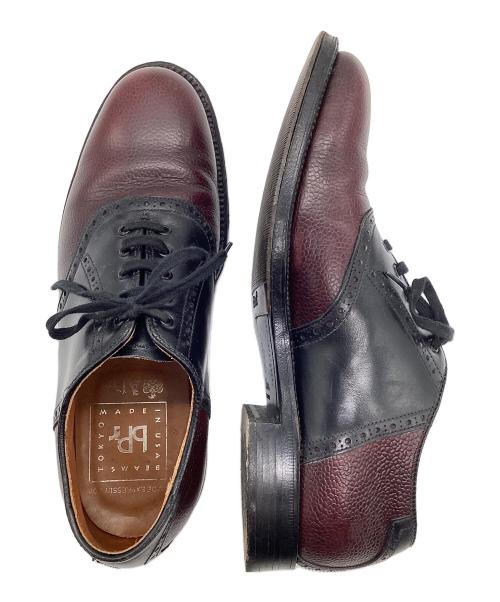 Alden（オールデン）Alden (オールデン) BEAMS (ビームス) ドレスシューズ エンジ×ブラック サイズ:6 1/2の古着・服飾アイテム