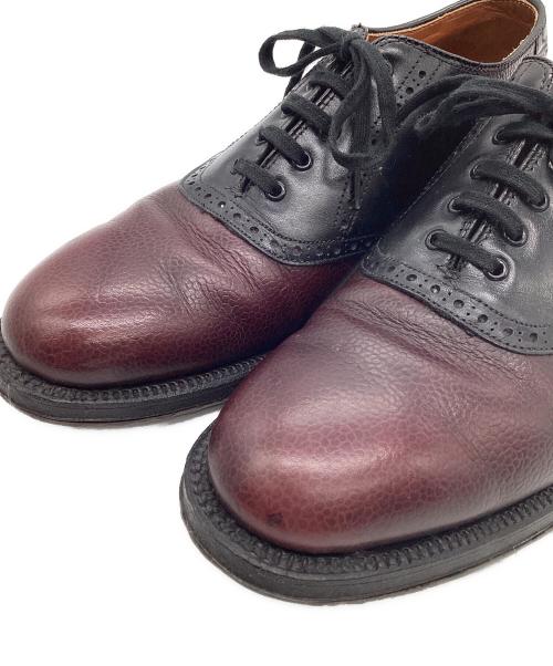 Alden（オールデン）Alden (オールデン) BEAMS (ビームス) ドレスシューズ エンジ×ブラック サイズ:6 1/2の古着・服飾アイテム