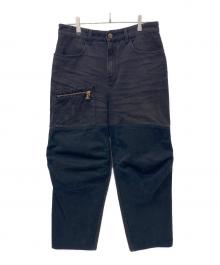 LOUIS VUITTON（ルイ ヴィトン）の古着「デニムワークウェアパンツ」｜ブラック