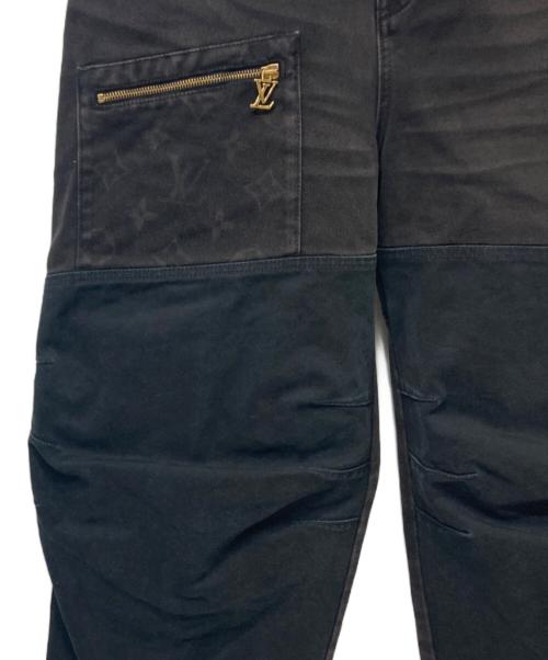 LOUIS VUITTON（ルイ ヴィトン）LOUIS VUITTON (ルイ ヴィトン) デニムワークウェアパンツ ブラック サイズ:30の古着・服飾アイテム