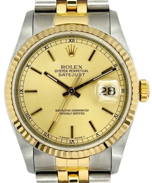ROLEX（ロレックス）ROLEX (ロレックス) デイトジャスト 36 Ref.16233 シャンパン文字盤 シャンパン サイズ:36の古着・服飾アイテム