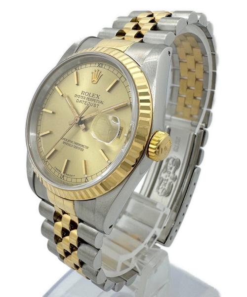 ROLEX（ロレックス）ROLEX (ロレックス) デイトジャスト 36 Ref.16233 シャンパン文字盤 シャンパン サイズ:36の古着・服飾アイテム