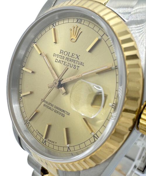 ROLEX（ロレックス）ROLEX (ロレックス) デイトジャスト 36 Ref.16233 シャンパン文字盤 シャンパン サイズ:36の古着・服飾アイテム