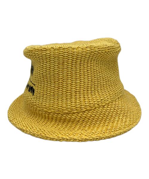 MARNI（マルニ）MARNI (マルニ) NO VACANCY INN (ノーバカンシーイン) ウーブンバケットハット イエローの古着・服飾アイテム