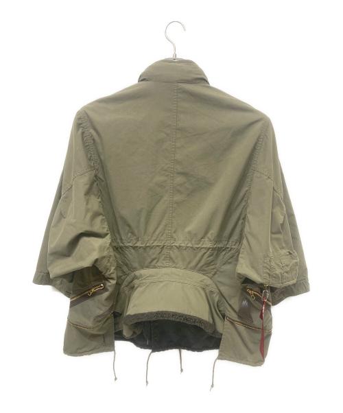 ALPHA（アルファ）ALPHA (アルファ) beautiful people (ビューティフルピープル) 4WAY double-end Mod’s Coatモッズコート グリーン サイズ:Sの古着・服飾アイテム