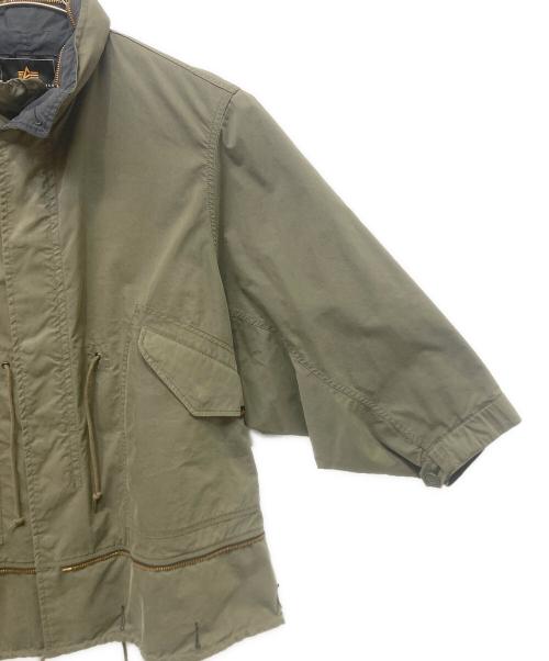 ALPHA（アルファ）ALPHA (アルファ) beautiful people (ビューティフルピープル) 4WAY double-end Mod’s Coatモッズコート グリーン サイズ:Sの古着・服飾アイテム