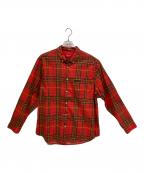 SUPREMEシュプリーム）の古着「21SS Spray Tartan Shirt」｜レッド