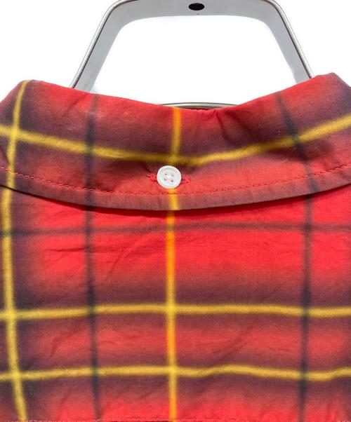 SUPREME（シュプリーム）Supreme (シュプリーム) 21SS Spray Tartan Shirt レッド サイズ:Lの古着・服飾アイテム