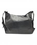 gentenゲンテン）の古着「レザーショルダーバッグ　ブラック」｜ブラック