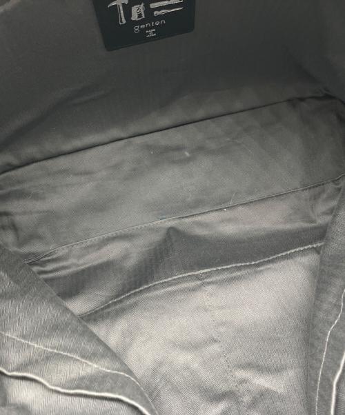 genten（ゲンテン）genten (ゲンテン) レザーショルダーバッグ　ブラック ブラックの古着・服飾アイテム