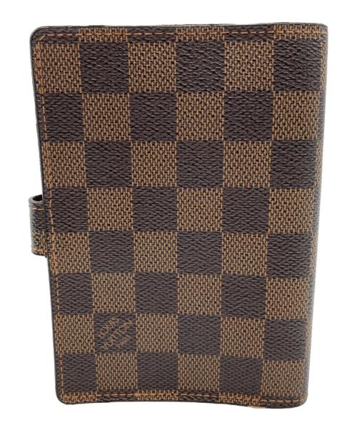 LOUIS VUITTON（ルイ ヴィトン）LOUIS VUITTON (ルイ ヴィトン) 手帳カバー　ダミエ ブラウンの古着・服飾アイテム
