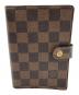 LOUIS VUITTON（ルイ ヴィトン）の古着「手帳カバー　ダミエ」｜ブラウン