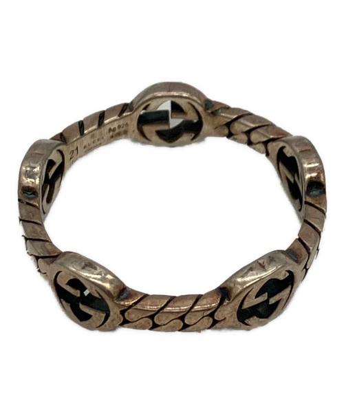 GUCCI（グッチ）GUCCI (グッチ) インターロッキングチェーンリング サイズ:21号の古着・服飾アイテム