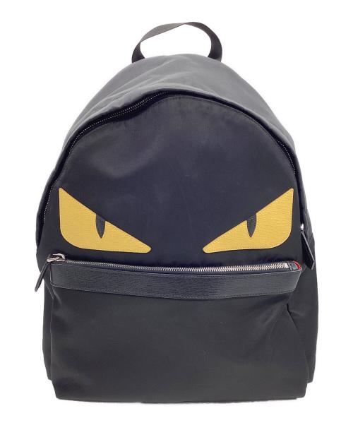 FENDI（フェンディ）FENDI (フェンディ) BAG BUGSリュックサック ブラックの古着・服飾アイテム
