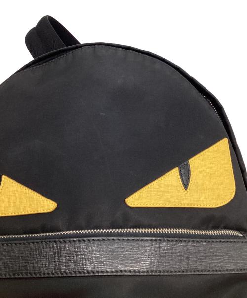 FENDI（フェンディ）FENDI (フェンディ) BAG BUGSリュックサック ブラックの古着・服飾アイテム