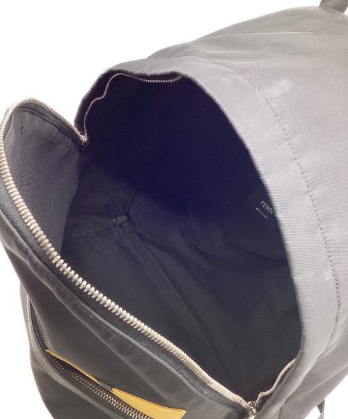 FENDI（フェンディ）FENDI (フェンディ) BAG BUGSリュックサック ブラックの古着・服飾アイテム