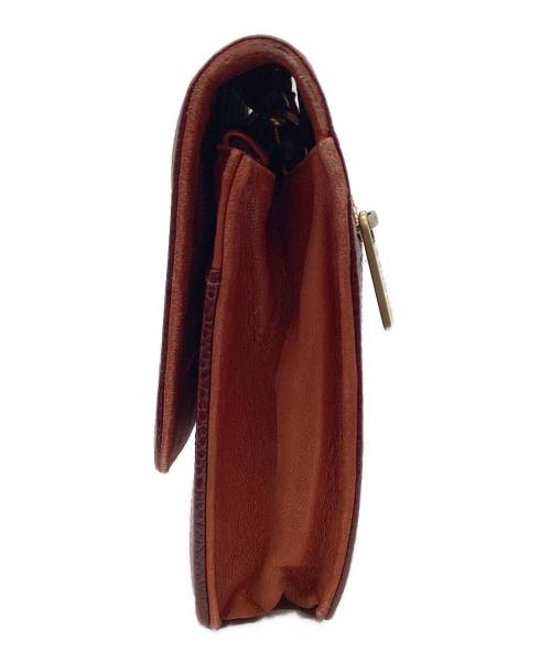 CHANEL（シャネル）CHANEL (シャネル) ココマークチェーンウォレット ボルドーの古着・服飾アイテム