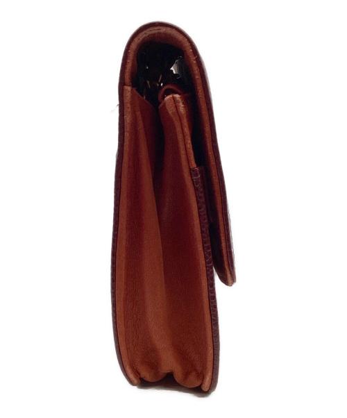 CHANEL（シャネル）CHANEL (シャネル) ココマークチェーンウォレット ボルドーの古着・服飾アイテム