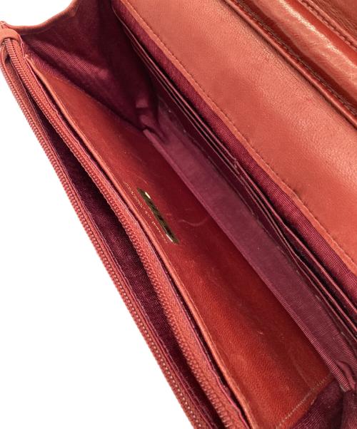 CHANEL（シャネル）CHANEL (シャネル) ココマークチェーンウォレット ボルドーの古着・服飾アイテム