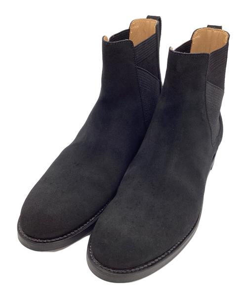 1piu1uguale3（ウノピュウノウグァーレトレ）1piu1uguale3 (ウノピュウノウグァーレトレ) チェルシーブーツ ブラック サイズ:41の古着・服飾アイテム