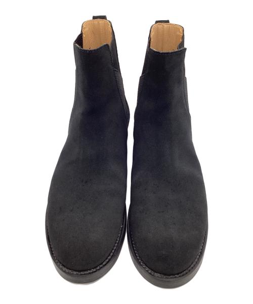 1piu1uguale3（ウノピュウノウグァーレトレ）1piu1uguale3 (ウノピュウノウグァーレトレ) チェルシーブーツ ブラック サイズ:41の古着・服飾アイテム