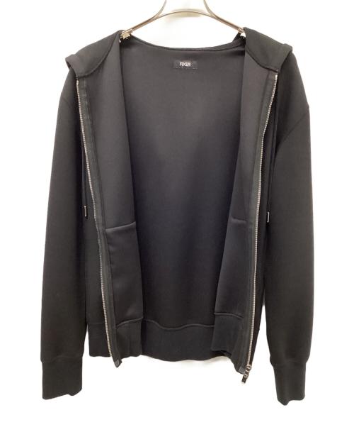 FIXER（フィクサー）FIXER (フィクサー) テクニカルジャージー ジップアップフ―ディー ブラック サイズ:Mの古着・服飾アイテム