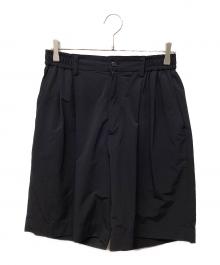 stein（シュタイン）の古着「ショートナイロンパンツ」｜ブラック