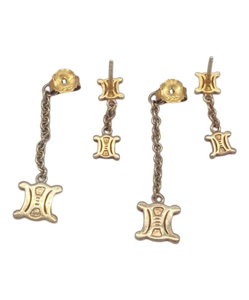 CELINE（セリーヌ）CELINE (セリーヌ) CELINE（セリーヌ）スイングロゴピアス　SILVER925の古着・服飾アイテム