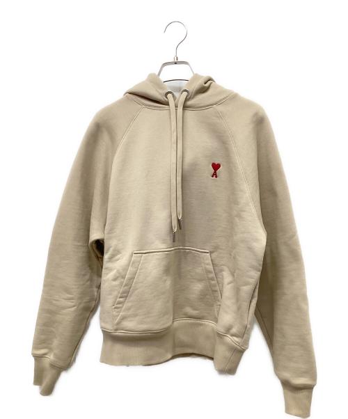 AMI PARIS（アミ パリス）AMI PARIS (アミ パリ) AMI ロゴパーカー ベージュ サイズ:XSの古着・服飾アイテム