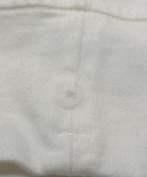 STONE ISLAND（ストーンアイランド）STONE ISLAND (ストーンアイランド) ロゴパッチ ガーメントダイ スウェット ロンT ホワイト サイズ:XXLの古着・服飾アイテム