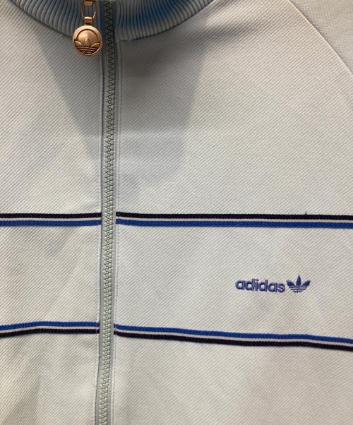 adidas（アディダス）adidas (アディダス) adidas ジャージ デサント社製 スカイブルー サイズ:Lの古着・服飾アイテム