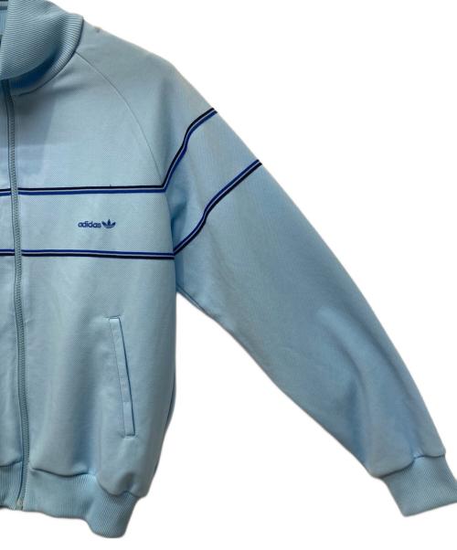 adidas（アディダス）adidas (アディダス) adidas ジャージ デサント社製 スカイブルー サイズ:Lの古着・服飾アイテム