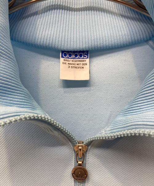 adidas（アディダス）adidas (アディダス) adidas ジャージ デサント社製 スカイブルー サイズ:Lの古着・服飾アイテム