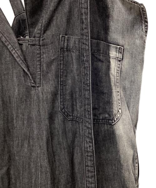 Y's（ワイズ）Y's (ワイズ) SPOTTED DENIM STRAP OVERALLS ブラック サイズ:2の古着・服飾アイテム